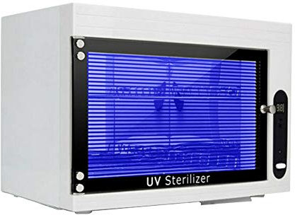 BRRIDE UV sterilisator Kabinett Desinfektion Box Edelstahl Tablett medizinische Sterilisator Edelstahl-Tablett, Desinfektionsmittel-Box für Salon Maniküre Werkzeuge