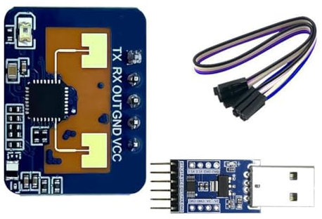 Xptieeck 24G MmWave LD2410C Kit Human Presence Radar Sensor Modul Bewegungserkennungsmodul