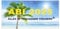 Egeria ABI 2025 Palm Druck Abitur 75x150cm 100% Baumwolle Duschtuch Strandtuch