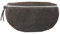 lePelou Bauchtasche aus Veloursleder, Wildleder Bauchtasche, Festival Tasche, Cross Body Tasche, Gürteltasche, Geschenk (Dunkelbraun, M)