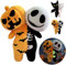 POPOYU Halloween Doppelkopf Fledermaus Geist,Vampir Kuscheltier,Fledermaus Kuscheltier,Geist Kissen,Totenkopf Kuscheltier,Geschenk Fledermaus,Zombie Plüschtier für Halloween Kinder Geschenk Dekoration