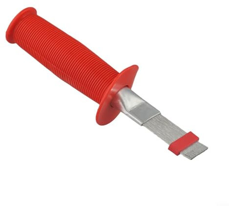 HEBEOT Klimagerät Flossenkamm Edelstahl Kondensator Flossenkamm Werkzeug Klimaanlage Fin Reinigungswerkzeuge Klimaanlage Kondensator Finne Glätteisen 20 x 4 cm