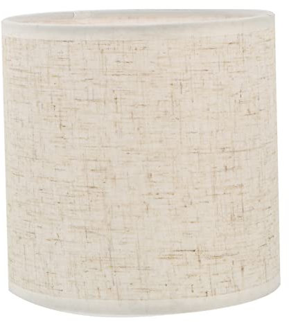 SEWOART Leinen Stoff Lampenschirm Für Deckenleuchte Deckenlampenschirm Aus Tuch Für Wandlampe Praktischer Stofflampenschirm Als Deckenanhänger Für Licht