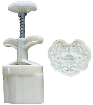 Moldes de 50 g con forma de cerradura para hornear para festivales de mediados de otoño