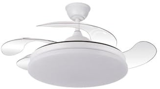 Ventilador de techo tridente | Lampara ventilador de techo con luz 59W 6980Lm | mejor ventilador de techo 2025 calidad precio