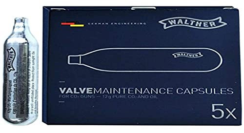 Walther Co2 Ventil-wartungs-kapseln Capsule de Nettoyage Adulte Unisexe, Gris, 12 g