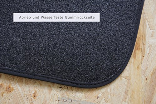 teileplus24 520-W Winter Auto Fußmatten passend für Mini 1 R50 R53 2001-2006 Gummirückseite