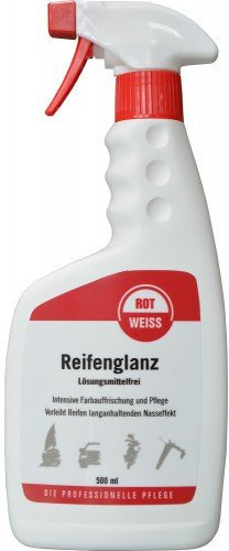 Rotweiss 1 Stück Reifenglanz 500ml Reifenpflege Reifenspray Auto Reifen Schutz