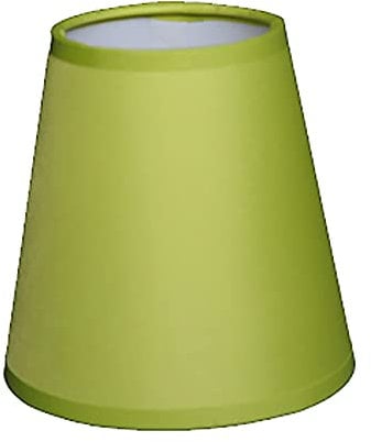 Dirk Davids Leuchten GmbH Lampenschirm Aufstecker Lime Grün Kronleuchter Klemmschirm - (A) Ø 11cm unten - (B) Ø 7cm Oben