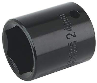 Sealey Is1224 Impact Socket 24Mm 1/2Sq Drive