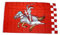 Fahne Ritter mit Pferd rot NEU 90 x 150 cm Flaggen