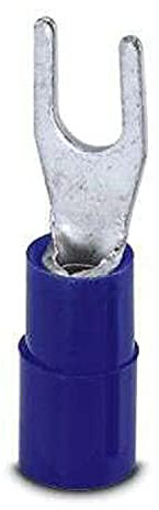 PHOENIX CONTACT C-FCI 2.5/M3.5 Gabelkabelschuh, M3.5 Gewindeart, 0.775g Gewicht, Blau, 100 Stück