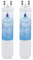 Finerfilters FF-6010PF Fridge Water Filter Compatible with Kenwood, Hisense DA2010CB, Daewoo DD7098 Fridge Water Filter Cartridge, and More. (2 Pack)