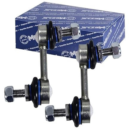 2x MEYLE Koppelstange Pendelstütze Stabilisator Stabistrebe inkl. 4x Mutter selbstsichernd hinten