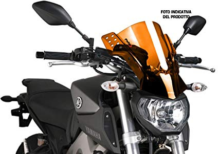 Puig 6860T Headlight Fairing For Non-Round Headlights , Orange
