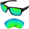 SURE Basic Verres de Rechange Polarisée Sapphire Green pour Oakley Jupiter Squared