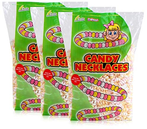 Sweet Stories Traubenzuckerketten 1,68 kg - Candy Necklaces (3er Pack)