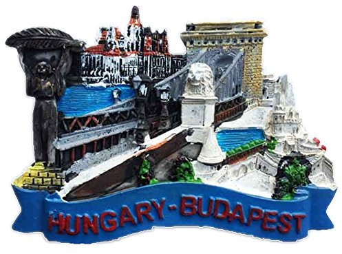 Budapest Hungary World Fridge Magnet 3D Resin Collection Travel Souvenir Tourist Gift Home and Kitchen Decoration Refrigerator Magnetic Sticker