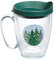 Tervis Spruced Up Christmas Holiday Made in USA Double Walled Insulated Tumbler Travel Cup Keeps Drinks Cold & Hot, 16oz Mug, Clear