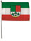 U24 Flagge Fahne Stockflagge Laupheim 30 x 45 cm Stockfahne 3er Pack