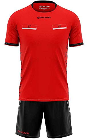 Givova Herren Kita08-1210-xl Lang gestrickt, rot/schwarz, XL