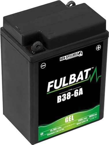 FULBAT BATTERIE MOTO FULBAT GEL B38-6A 6V 13,7AH 105A