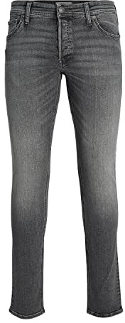 JACK & JONES Original Denium Jeans Slim Fit Cotton Made Jeans for Men - Grey