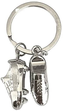 AUTOZOCO Schlüsselanhänger, Fußballschuhe, Fußball-Design, 3D-Stiefel, Zubehör, Souvenir, Anhänger, Metall