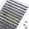 B&Q Individual Eyelashes, 40D-0.07C-11, Individual Eyelashes for Beginners, Lash Clusters, Volume Eyelash Extensions, Pack of 280 (40D-0.07C, 11 mm)