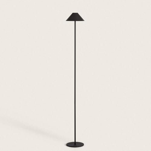 LEDKIA LIGHTING Lampadaire LED 3W Portable Extérieur avec Batterie USB Rechargeable Kivuli Noir