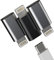 Adapter USB C auf Lightning (3 Stück) USBC Buchse iPhone männlich Konverter Mini Typ Jack Ladegerät Kabel für Apple 14 13 12 11 Pro Max 7 8 Plus X Se Xs iPad Air Charger Port Kabel Adapter
