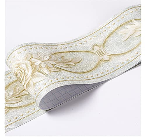 Sockelleiste Dekorative BordüRe,TapetenbordüRe 1 stücke 5m lange vintage aufkleber taille wand boden board wasserdichte grenzer küche schlafzimmer wohnzimmer badezimmer wand tapete Wanddeko ( Color :