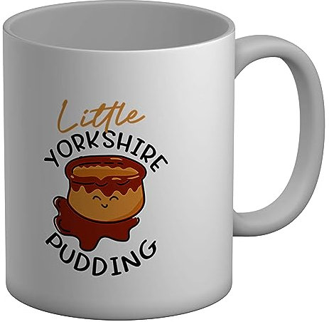 Shopagift Yorkshire Day Mug Little Yorkshire Pudding White 11oz Large Gift Ceramic Cup
