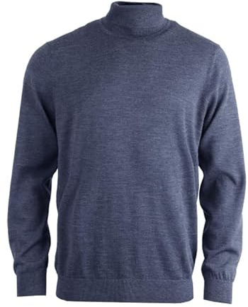 Marvelis Rollkragenpullover Langarm Mittelblau