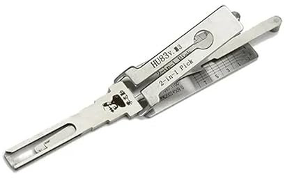 HU83 LiShi 2 en 1 crochetage de serrure et décodeur, lecteur de clé de voiture, crochetage de verrouillage automatique, outils de serrurier professionnels