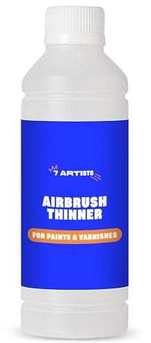 7 Artists Airbrush Thinner 250 ml Diluant Aerographe | Diluant Peinture Acrylique Aérographe Maquette