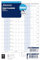 Filofax Kalender-Tagebuch-Nachfüllpackung, A5-Größe, horizontaler Jahresplaner, weißes Papier, Englisch, 2025 (C68506-25)