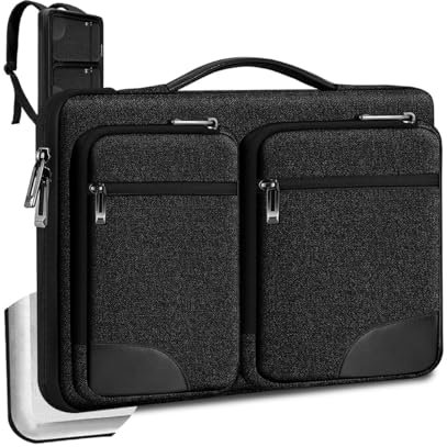 ZINZ Funda Ultradelgada para Portátil de 17 17,3, Maletín Protector para PC de 360° para Desplazamientos y Viajes de Negocios,B01K02