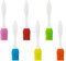 Lot de 6 brosses à huile, à épices, à l'huile de cuisson, à long manche, résistant à la chaleur, réutilisable, en silicone (6 couleurs)