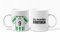 C&P Taza Personalizada de Fútbol | Regalo Original para Aficionados del Fútbol | Taza de Desayuno | Regalo Equipo de Fútbol | Diseño Único y Duradero (Betis) 350 ML
