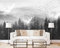 Papier Peint Intissé Oiseaux De Pins Décoration Murale Poster Tableaux Muraux Salon Chambre Art Mural 300(W) X210(H) Cm