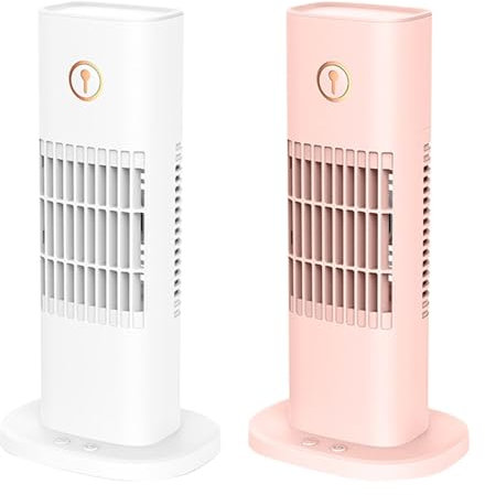 Qumiuu Kleine Klimaanlage, tragbare Klimaanlage | 300 ml Wassertank USB wiederaufladbarer Schreibtischlüfter - 3 Geschwindigkeiten Wasserspray Mister, Handheld Persönliches Herr für Schlafzimmer,