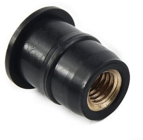 Motorrad-Windschutzscheiben-Montage-Muttern, M5, Vibrationsdämpfer, 4 Stück für einfache Installation