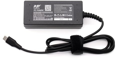 45W USB C Charger for Lenovo Flex 5 Chromebook-13ITL6 (IdeaPad) - Type 82M7 PN: 5A10W86259, 5A11E21014 5A11E21016 02DL118 02DL120 Laptop TYPE C Fast Charging Power Adapter