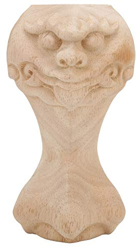 AKLOSIPY Pied de Meuble sculpté en Bois pour canapé, Table Basse, Meuble TV – Support au Design élégant