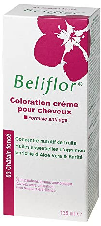 Beliflor Coloration Crème Châtain Foncé N°3 135 ml