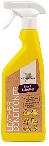 Bense & Eicke Leather Conditioner - Step 2, Pflegemilch für Glattleder, pflegt mit Kokosnussöl, für Auto, Sattel, Schuhe und Sofa, 500 ml