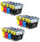 15x Brother DCP 195 C Premium XL Druckerpatronen. Sehr Gute Laufleistung und Preiswert!