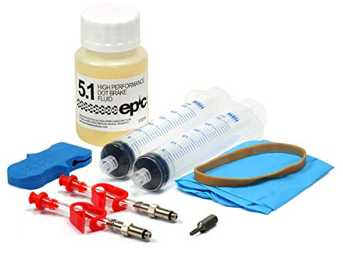 Epic Bleed Kit for Avid Brakes & DOT 5.1 Brake Fluid - Compatible all Avid Brake Models - Juicy, Elixir, Code, DB. 100ml High Performance DOT 5.1 Brake Fluid Included