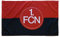 1. FC Nürnberg FCN Schwenkfahne Fahne Flagge 90 x 60cm rot-schwarz Lizenzprodukt
